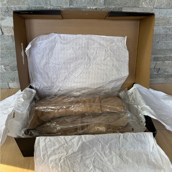 Marc Fisher Tan Beige Suede High Heel Boots 8 - Picture 3 of 16